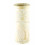 Porte-parapluie ou vase en bois 50cm décor Palmier - Coloris naturel cérusé blanc