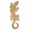 Gecko Salamandra driftwood per Appendere 50cm Decorazione murale indietro