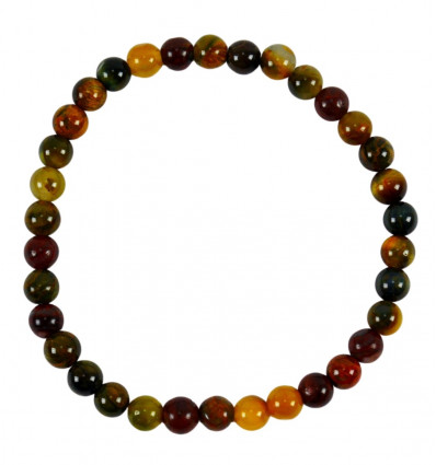 Bracelet 3 AAA natural stone eyes - 6mm balls