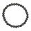 Bracelet en Obsidienne œil céleste AAA - boules 6mm