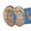 Wooden "Welcome" Flip Flops Wall Decal 46x12cm seaside style - Blue - zoom flip flops