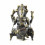 Large Statue of Ganesh Sitting on his Throne in Solid Bronze 31cm. Asian crafts