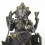 Large Statue of Ganesh Sitting on his Throne in Solid Bronze 31cm. Asian Crafts - Zoom