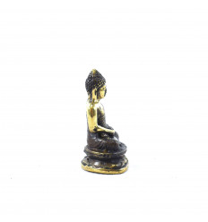 Mini statuette de Bouddha Dhyāna en bronze 5,50cm 