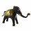 Eléphant en bronze massif 13 x 21cm - Création artisanale
