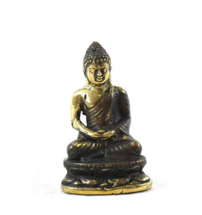 Mini statuetta di Dhyāna Buddha in bronzo
