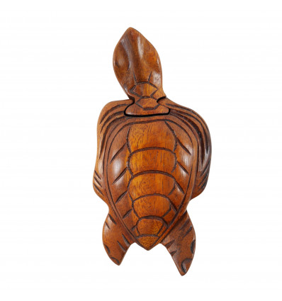 Scatola segreta in legno - Forma di tartaruga