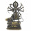Grande Statue de Shiva sur le Taureau Nandi en Bronze Massif 40cm. Artisanat asiatique