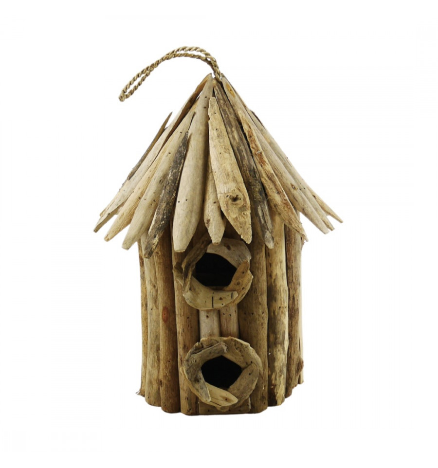 Nichoir en bois, maisons d'oiseaux pour l'extérieur, maison d'oiseau en  bois bricolage élevage de perroquets nid d'oiseau décoration de jardin