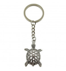 Porte clé tortue en métal, bijou de sac breloque tortue pas cher.
