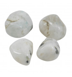 Natural White Moonstone Rollstone Stones, Fertility, 40/50g
