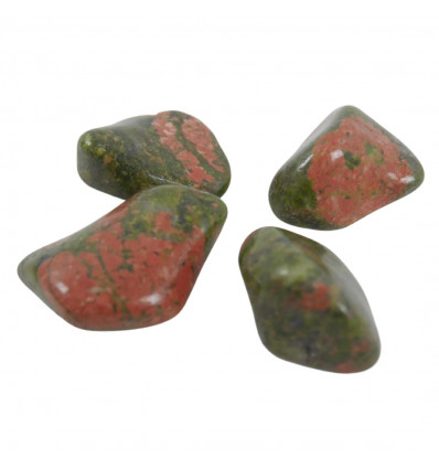 Stones Rolled in Natural Unakite - Rolled Stones 40/50g