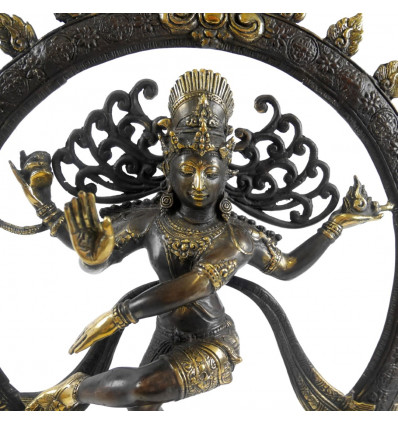 Shiva Nataraja in two-tone Bronze – The Garden of Light