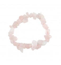 Natural pink Quartz Baroque Bracelet (medium pearls)