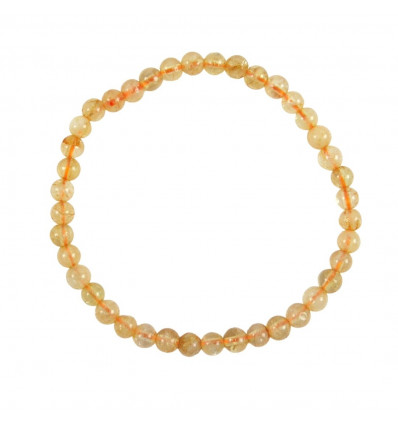 Citrine Bracelet - 4mm Balls