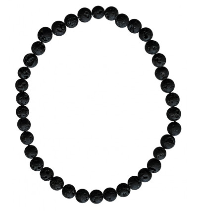 Lava Stone Bracelet - 4mm Balls