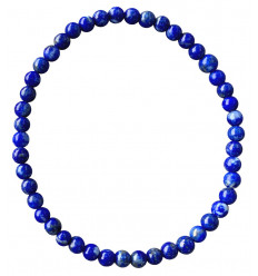 Lapis Lazuli bracelet - 4mm balls