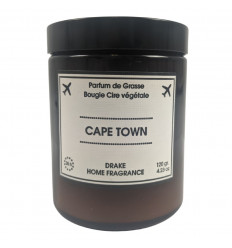 Scented Candle Vegetable Wax "Cape Town" Bergamot - Exotic Wood