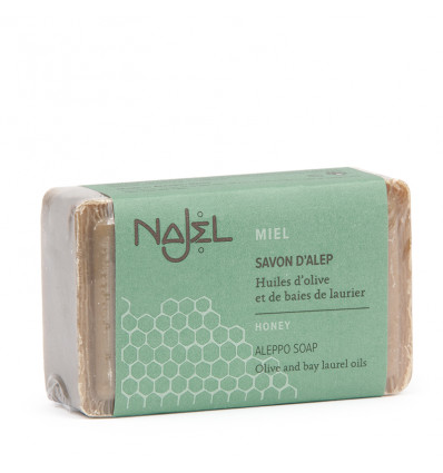 Alep soap with honey for dry skin, nourishing antioxidant.