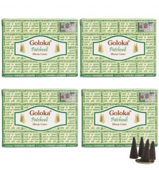 Indian incense Goloka Patchouli - lot 4 boxes of 10 cones