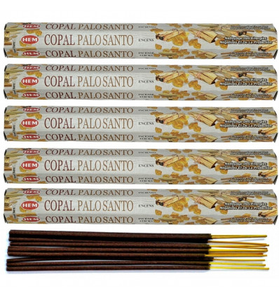 100 Incense Sticks COPAL, Palo Santo details