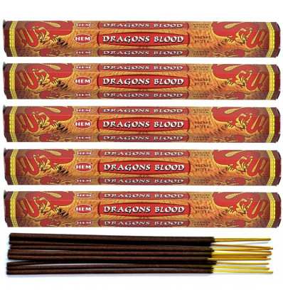 Incense Dragons Blood (Blood of dragons). Lot of 100 sticks brand HEM