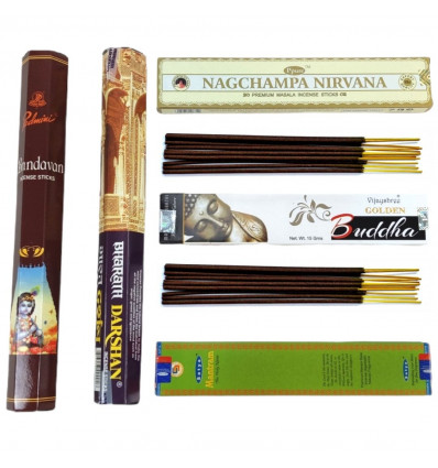 Assortment of incense "Magic India" 5 Masalas exception injustements unknown.