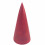 Bracelet display - Wooden cone red finish 15cm