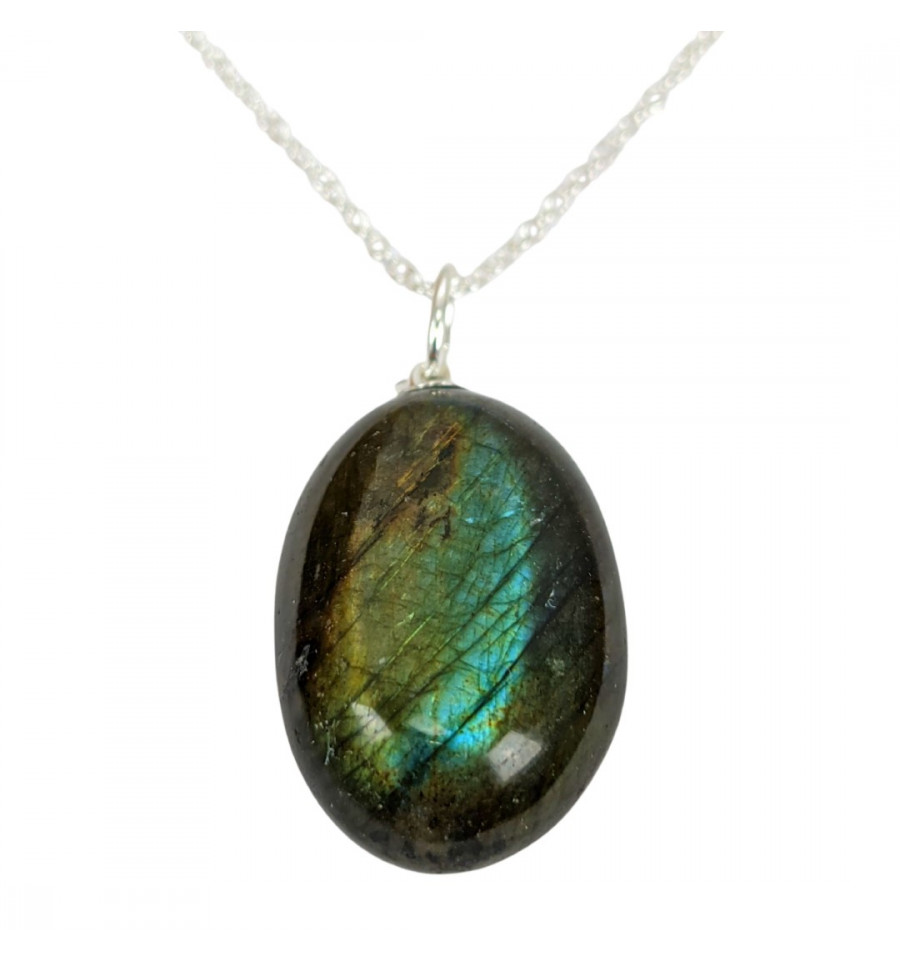 Collier en pierre Labradorite – Emalaya Shop
