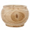 Cache-pot "Pure Wood" en bois brut ø30cm