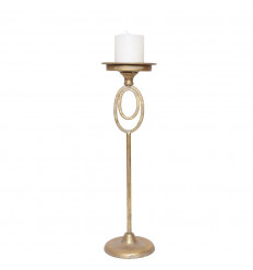 Candle holder Chandelier Golden patinated contemporary chic style