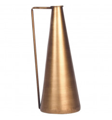 Vaso con manico "Tromso" in Metallo Oro 36cm