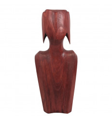 Downgraded - Bust - Display for necklaces and earrings in raw solid wood 35cm