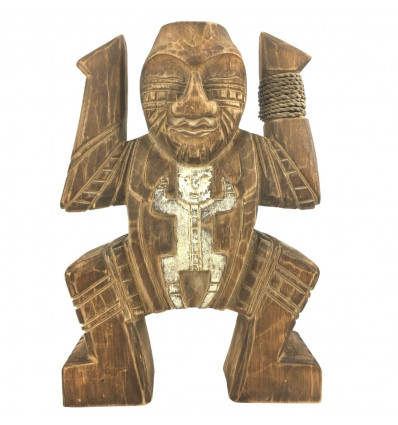 Ethnic Wooden Totem 30cm