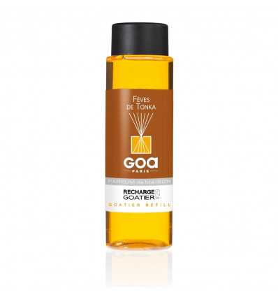 Tonka Beans Perfume Refill - Goa 250ml + 1 confezione rattan 10 fili