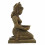 Statua Lakshmi Dewi Sri in Pietra Ricostituita 43cm Artigianato India