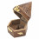 Wooden incense burner for Elephant pattern cones - Pyramid shaped incense holder