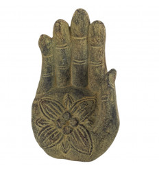 Buddha Hand Statuette in Stone, Display or Pocket Empty Original