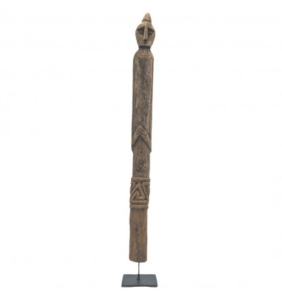 Statuette in aged wood of Timor 55 to 60cm