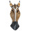 Masque Antilope déco Savane Afrique Bois 30cm