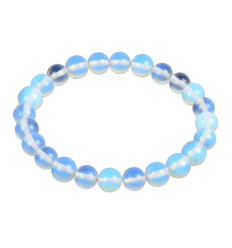 Bracelet Lithotherapie in natural Opal - Hope, purity, love.