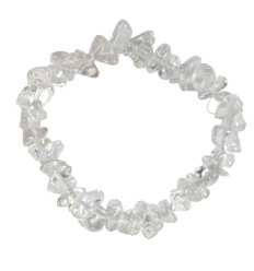 Baroque Bracelet in Rock Crystal for Lithotherapy
