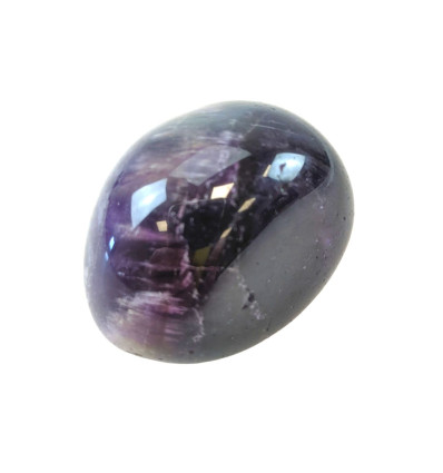 Dark opaque amethyst Large rolled stone