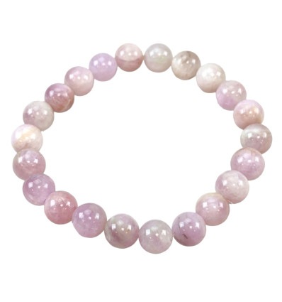 Bracciale in Kunzite AAA - sfere da 8 mm