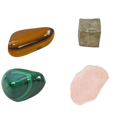 Pack Lithothérapie "Chance" - Assortiment de 4 pierres naturelles