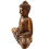 Buddha Statue sitting in a lotus position h40cm Wooden carved hand