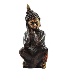 Decorazione statua di Buddha zen di legno a buon mercato. Acquistare una  scultura di Buddha per la vendita online Coco Papaya.