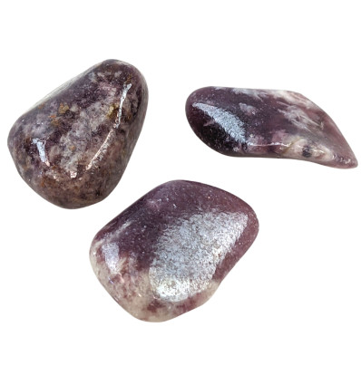 Lepidolite - Rolled stones 35/40g Special Lithotherapy
