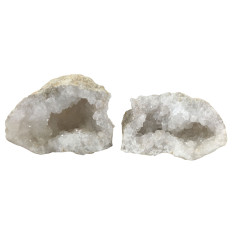 Large Natural Rock Crystal Geode - 3kg to 4.5kg