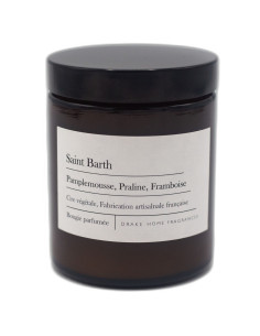 ST-BARTH Natural Scented Candle - Grapefruit, Praline & Raspberry